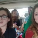 VIDEO: Singalong crash