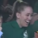 Mom catches foul ball