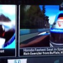 VIDEO: Bull Rides in a Indy Car